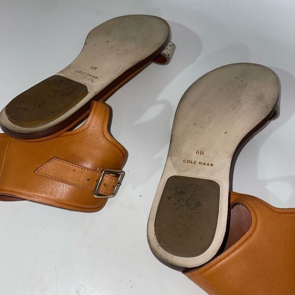 Cole Haan Barra Snale Embossed snake Embossed Leather Sandles - Picture 11 of 12